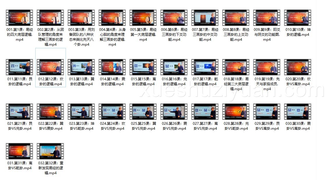 张海洋 重新发现易经的逻辑32集视频插图 张海洋 重新发现易经的逻辑32集视频插图